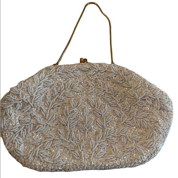 Richere Handbags - Richere White Evening Bag Vintage